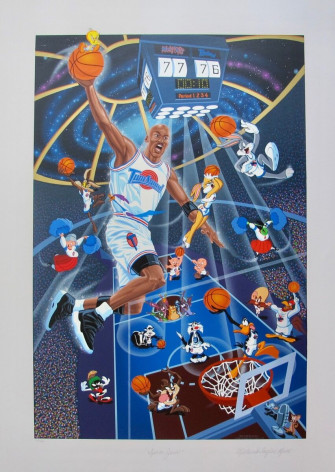 Melanie Taylor Kent Space Jam Hand Signed Ltd Edition Serigraph