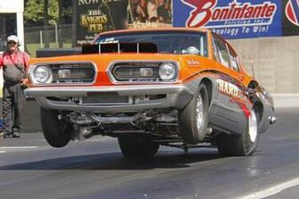 Drag Race Racing Plymouth Barracuda Cuda R Wallpaper Background