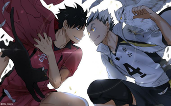 Fukurodani Academy Vs Nekoma High School Full HD Wallpaper