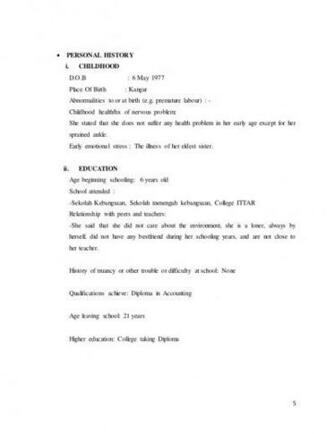 Long Case Schizophrenia