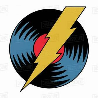 Zap Record Against White Background Stock Photo Dissolve