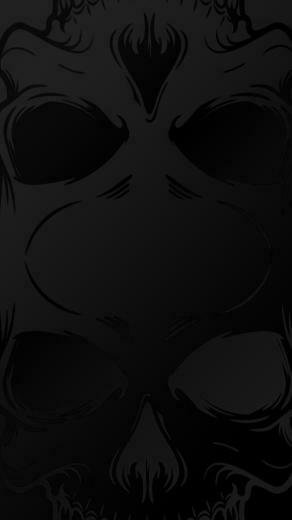 Stealth Skull Cool iPhone Background