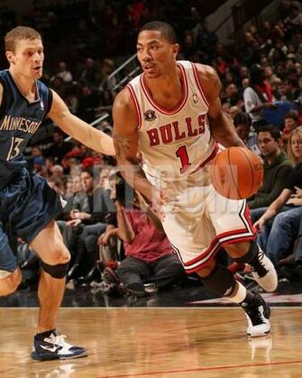 Minnesota Timberwolves V Chicago Bulls Derrick Rose And
