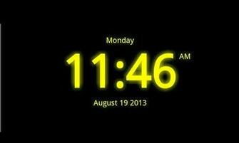 Digital Clock Live Wallpaper App Para Android