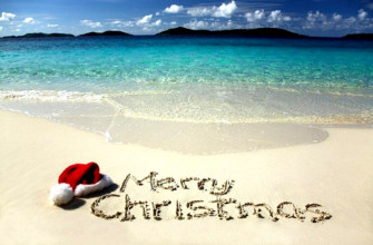Beach Christmas Sea Merry Nature Desktop Wallpaper