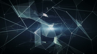 Abstract Lowpoly Vector Network Connections From Particles
