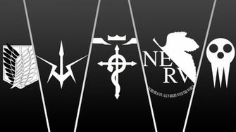 Anime Symbols Wallpaper By Majesticplatypus