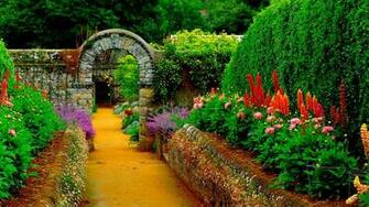 Country Garden Wallpaper In Nature With All