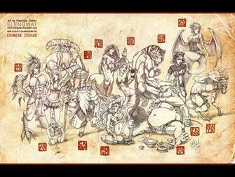 Traditional Chinese Wallpaper Zodiac By