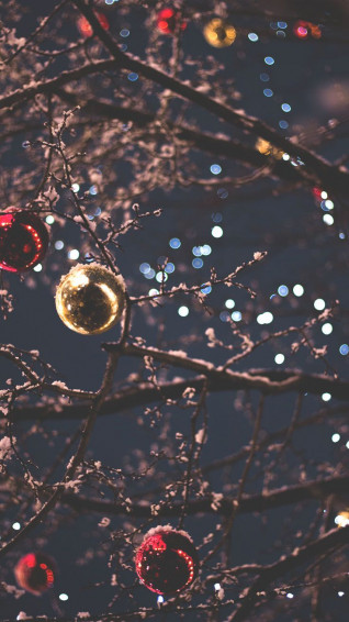 Merry Preppy Christmas iPhone Wallpaper