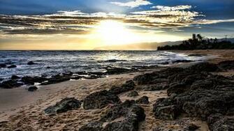 Beautiful Ocean Sunrise Wallpaper