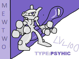 Legendary Pokemon Mewtwo By Sonic Blazing3