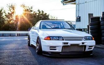 Wallpaper Nissan Gtr R32 Skyline White