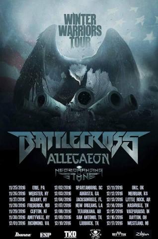 Re Of The Winter Warriors Tour With Battlecross Allegaeon