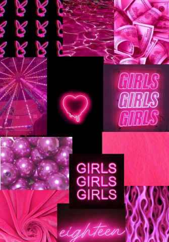 Neon Pink Aesthetic Wallpaper