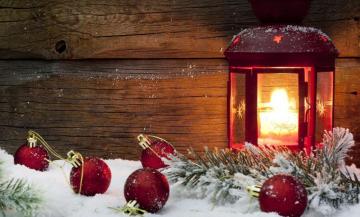 Christmas Lantern Htc Windows Phone 8s Wallpaper