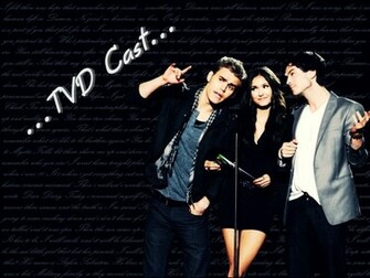 Vampire Diaries Cast Wallpaper
