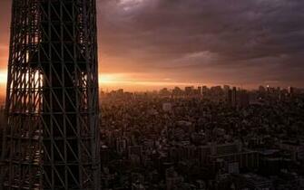 Aerial Of The City Wallpaper