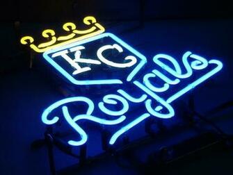 Wiki Neon Sign Mlb Kansas City Royals Beer Bar Baseball Sports