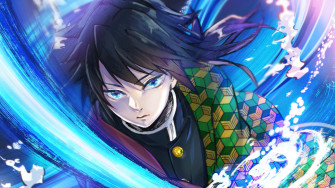 Giyu Tomioka Hashira Demon Slayer 4k Phone iPhone Wallpaper 6091c