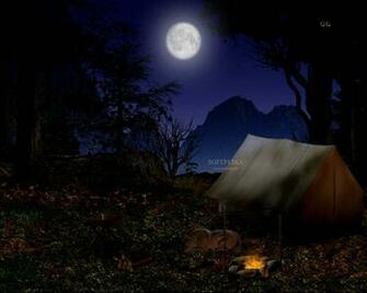 Forest Camp Animated Wallpaper Will Display On Your Computer Screen