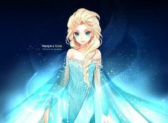 Princess Elsa Frozen Cartoon Wallpaper For