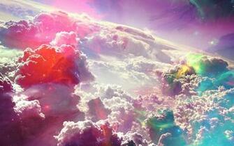 Colorful Fantasy Clouds Art HD Wallpaper