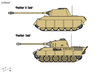German Panther Ii Tank Design By Lordomegaz