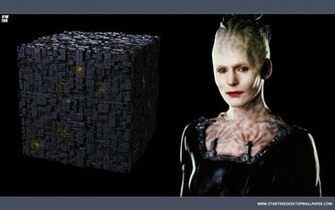 Star Trek Borg Queen Computer Desktop Wallpaper