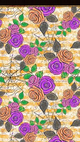 Cute Halloween Digital Papers Basic Seamless In