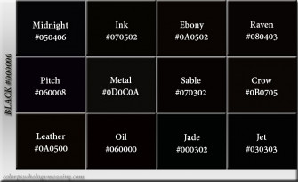 Meaning Of Color Black Wallpaper