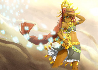 Riju Zelda Breath Of The Wild By Lerilith