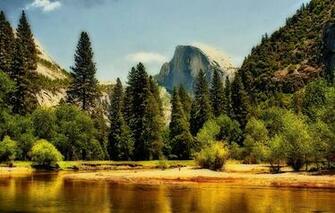 Wallpaper Yosemite National Park Sierra Nevada Merced River