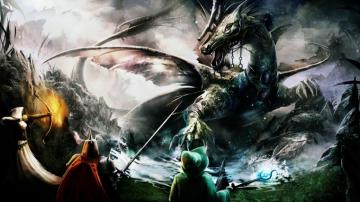 Trine Dragon Battle HD Games Wallpaper