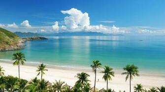 HD Beach Desktop Background Image