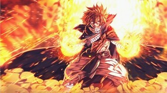 Wallpaper Natsu Dragneel Fairy Tail Hiro Mashima