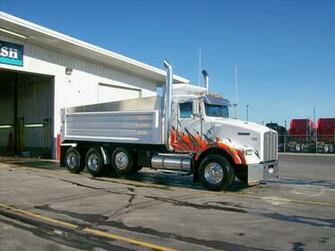 Kenworth T800 Dump Truck Wallpaper