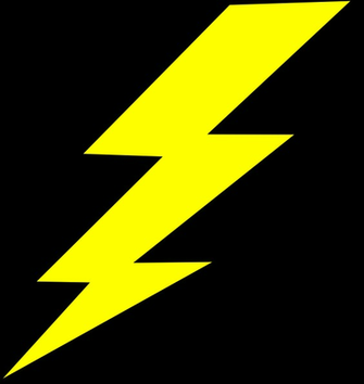 Lightning Bolt Transparent Background Clip Art