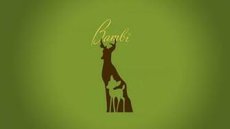 Minimalistic Bambi HD Wallpaper Background
