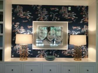 Built In S And A Small But Impactful Amount Of Vintage Wallpaper