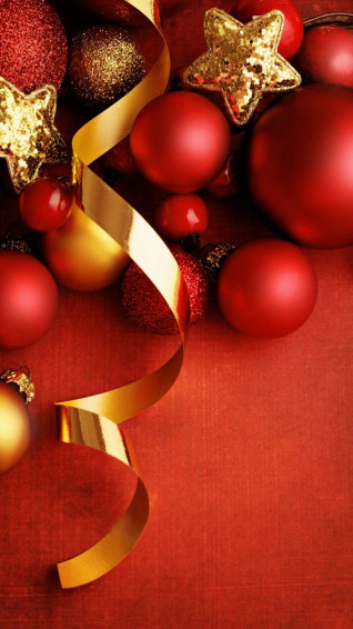 Xmas Decor Mobile9 Gold Christmas Decorations