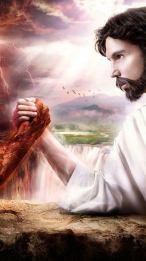 Jesus Vs Evil Wallpaper iPhone