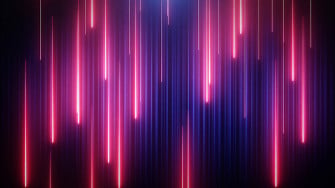 Blue Neon Background Wallpaper