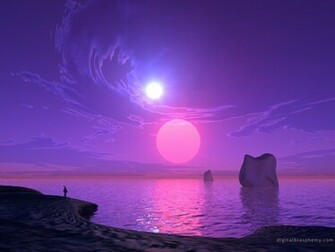Purple Sunset Wallpaper