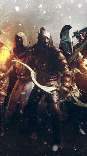 Skyrim Warriors iPhone Plus And Wallpaper