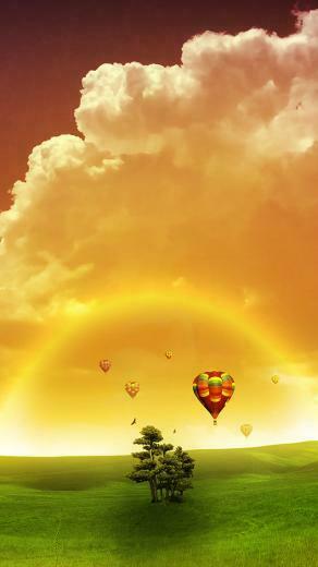 Hot Air Balloons iPhone 5s Wallpaper