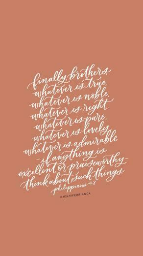 Philippians iPhone Wallpaper Whatever Is