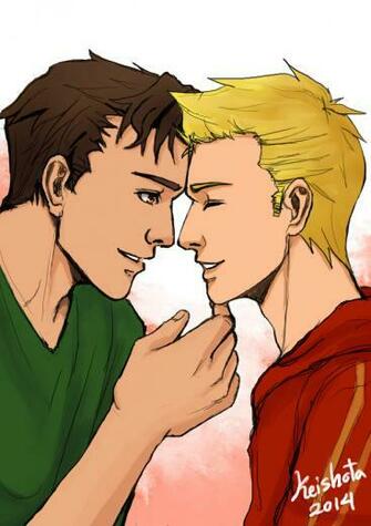 At Hal Jordan X Barry Allen By Keishota