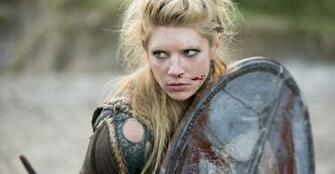 Vikings Tv Show Wallpaper Lagertha Shield Wall