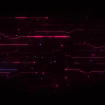Dark Digital Art Red Pattern iPad Pro Wallpaper